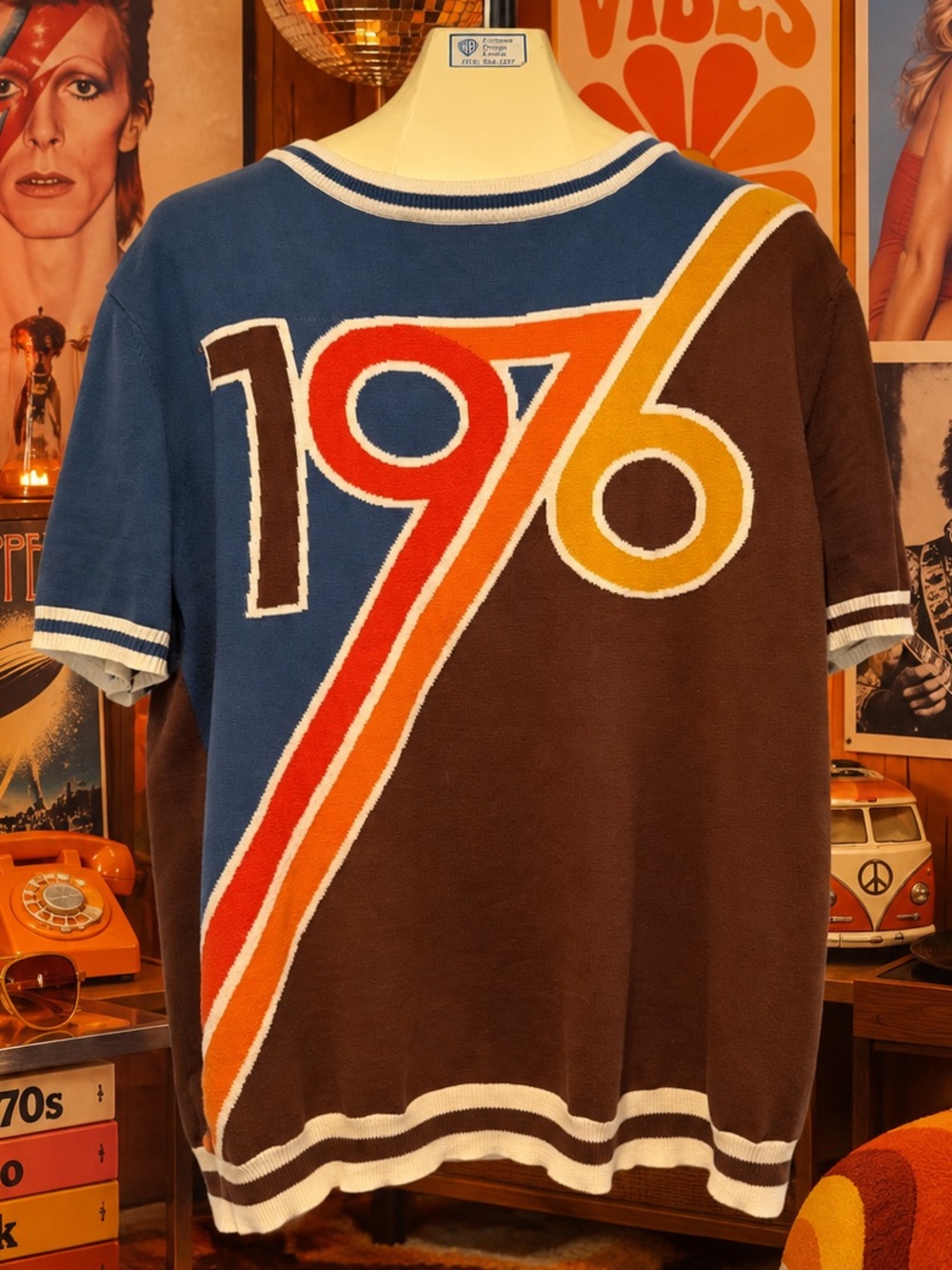 Striking Oxknit 1976 seventies style heavy-cotton t-shirt - a legendary classic